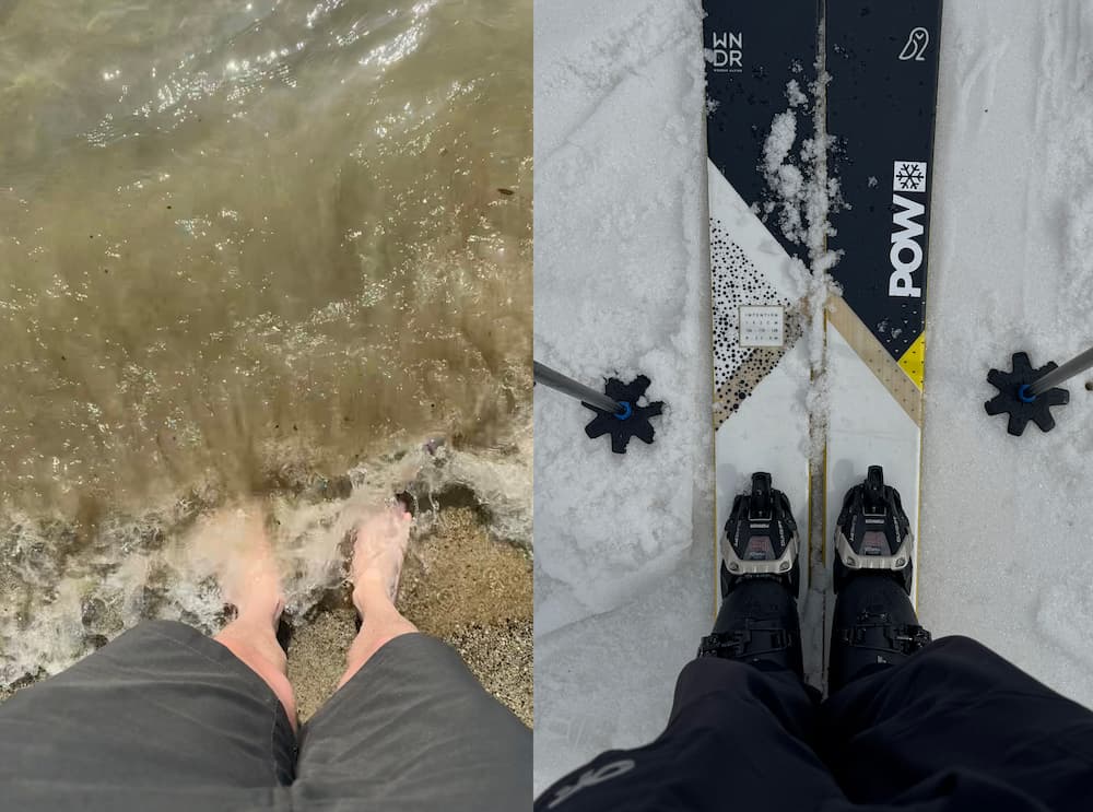 I got home and went skiing right away. Less than 24 hours between beach and snow. (iPhone 15 Pro)